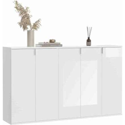 ProjektX ladekast 5 deuren wit - 163cm x 97cm x 34cm