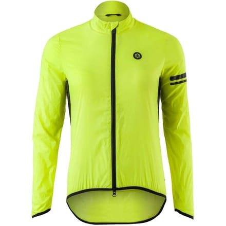 AGU Wind Fietsjack II Essential Dames - Geel - L - Winddicht - Two-way Rits