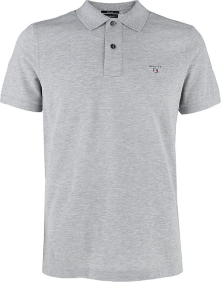 GANT heren original polo shirt pique rugger grijs