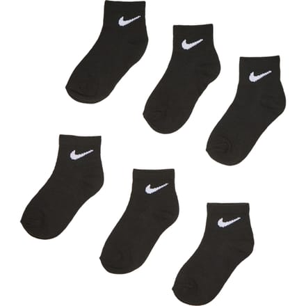 Nike Kids Sokken Unisex - Zwart - Maat 23.5 - 27 - Poly Jersey