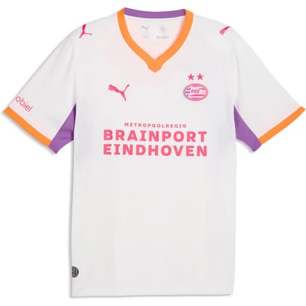 Puma Psv Eindhoven 26/27 Replica Weg T-shirt Met Korte Mouwen Wit M Man
