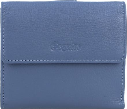 Esquire Leren Portemonnee Viktoria Little Wallet Dove Blue Lichtblauw