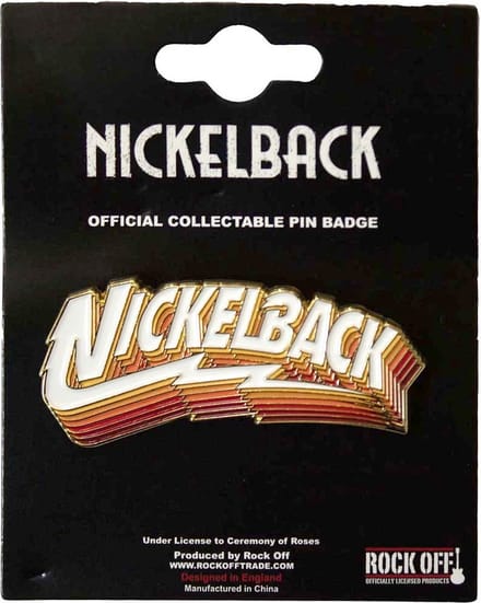 Nickelback - Gradient Shadows Logo Pin - Multicolours