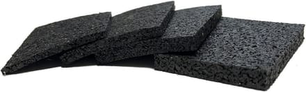 40 Terraspads Assortiment in 4 Dikte (90x60mm) voor Terrasbouw en Steldragers