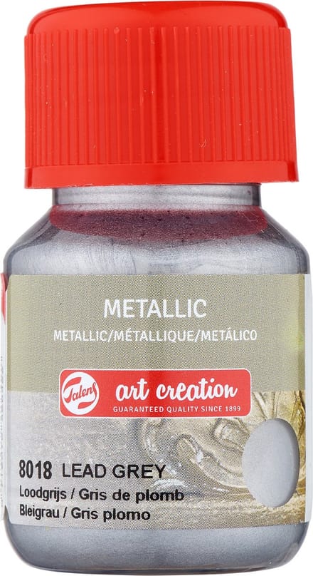 Metallic Verf - 8018 Loodgrijs - Art Creation - 30 ml