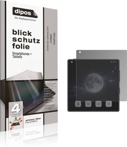 dipos – Matte Privacy Screenprotector geschikt voor Coolpad Small Cube | Anti-Spy Beschermfolie