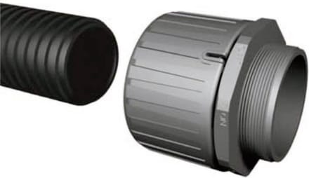 HellermannTyton 166-21027 HG28-S-M32 Slangbevestiging Zwart M32 22.80 mm Recht 1 stuk(s)