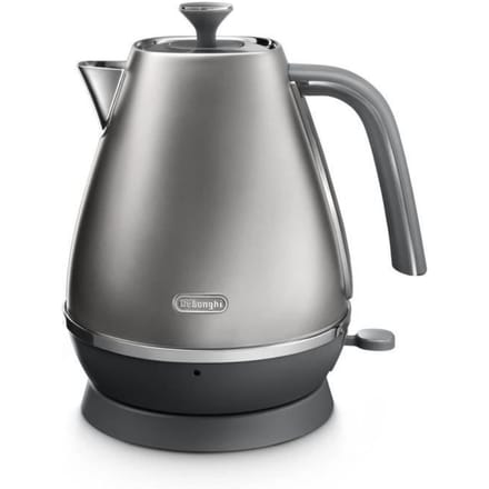 Bouilloire - DELONGHI - KBI2001.S - 2000 W - 1,7 L - Métal mat / Détails chromé