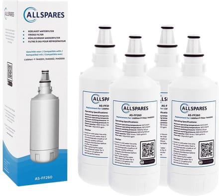 AllSpares Waterfilter (2x) voor koelkast geschikt voor Liebherr 7440002