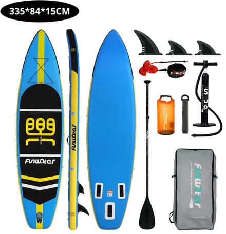 Livano Sup Board - Opblaasbaar - Supboard - Sup Boards - Paddle - Kayak - 335cm - Blauw