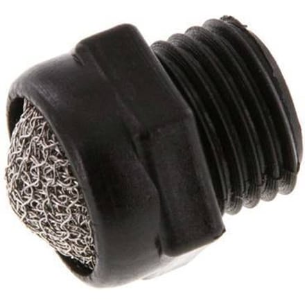 G1/4'' PA Compact Pneumatische Geluiddemper 1.4301 Draadgaas [5 Stuks]