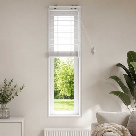 vidaXL - Venetiaanse - jaloezie - Wit - 40 - x - 160 - cm - 35 - mm