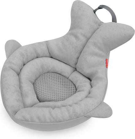 Babybad met zachte gootsteen voor baby's - Moby, grijs