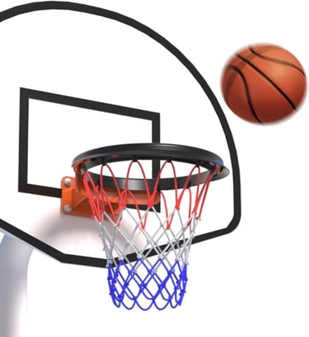 Basketbalnet - Basketbalring net - Buiten spelen - Anti-wirwar technologie - Universeel - Zwart