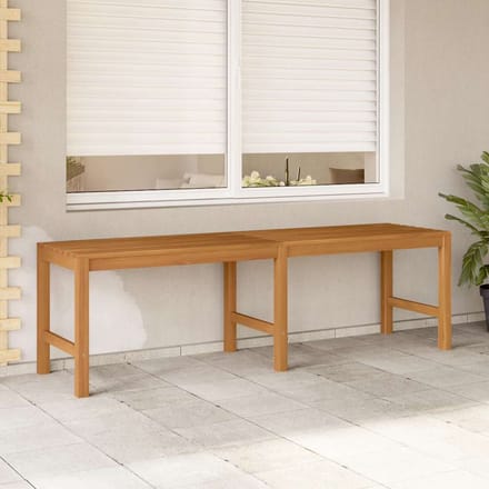vidaXL - Tuinbank - 150 - cm - massief - teakhout