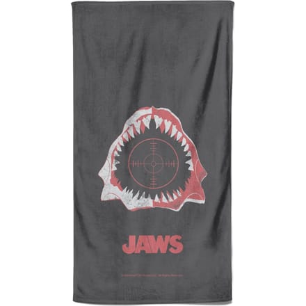Jaws Print Beach Towel