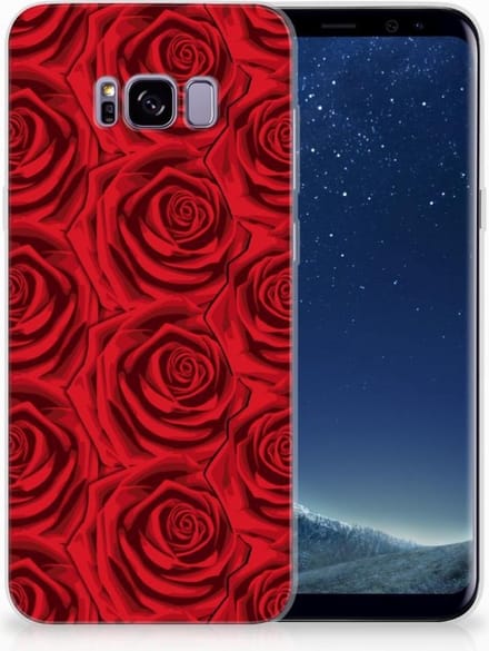 Samsung Galaxy S8 Plus TPU Case Red Roses