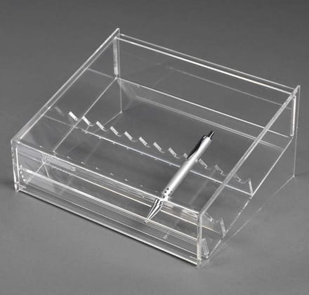 Plexi pennen display - 12 stuks