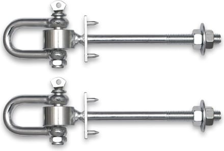 BOOST2 Schommelhaak 140 mm met Gelagerde Harpsluiting balk 9-12 CM (2 stuks)