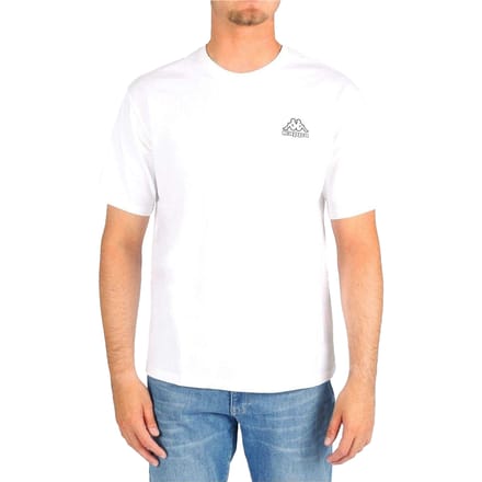 Kappa Katoenen heren-T-shirt (Wit)