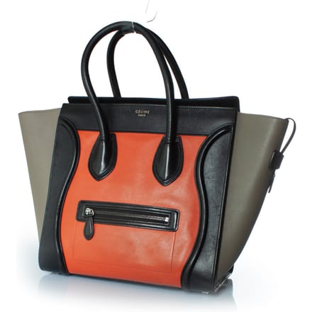 Celine, Tricolor leren laptoptas