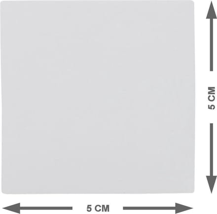 25 Whiteboard Magneten Vierkant 5 cm - Grijs - Herschrijfbaar