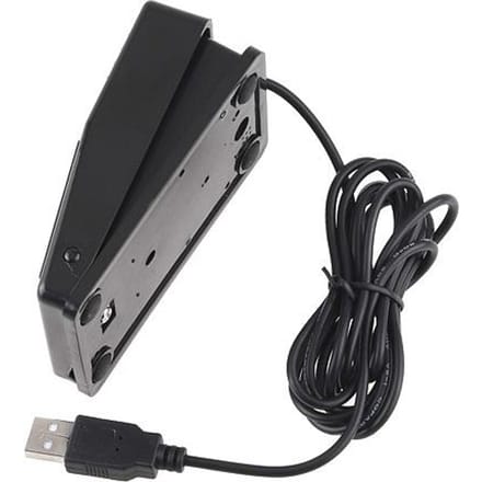 Pédale de commutateur d'action de clavier de commande au pied de jeu USB HID gray