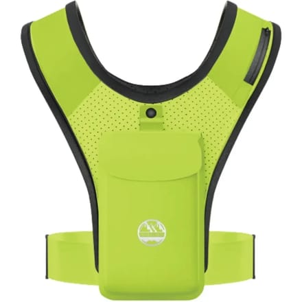 Six Peaks - hardloopvest met telefoonhouder - Fluoriserend geel - Running Vest