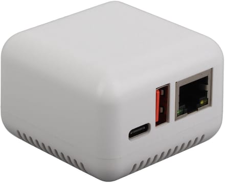 Zeynomax - USB 2.0 Netwerkprintserver - USB Printserveradapter - Draadloos en Compact - Geschikt voor Meerdere Gebruikers - Eenvoudig te Installeren..