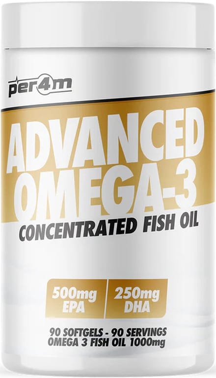 Per4m - Advanced Omega-3 - Concentrated Fish Oil - 90 servings - visolie - visolie omega 3 - omega 3