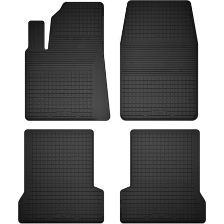 Wielganizator BasicProtect Serie - Rubber Automatten - Compatibele met Ford Fusion Hatchback (2002-2005) - Set van 4