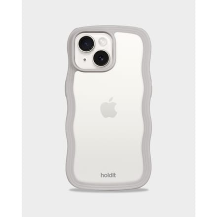 Phone Case Wavy Wool Gray/Transparent iPhone 13