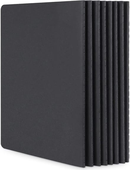 Creatief A5 Sketchbook - 8 Stuks, 14x21 cm voor Schetsen, Tekeningen en Notities