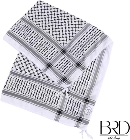 BRD® For Palestine | Keffiyeh Sjaal Wit