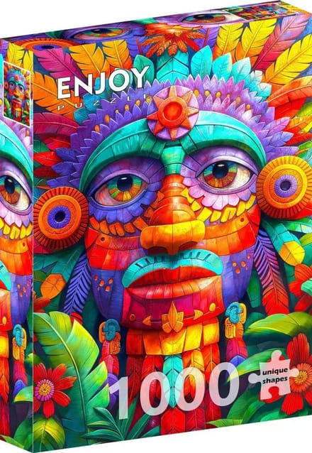 Enjoy Puzzle legpuzzel Floral Totem 1000 stukjes kunst puzzel.