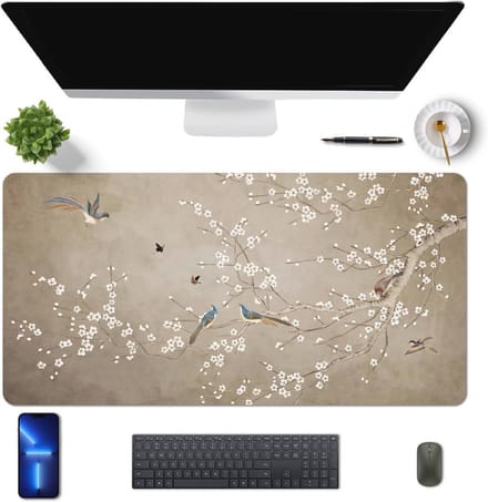 Grote Bureauonderlegger 80 x 40 cm - PU-leer, Antislip, Waterdicht, Praktisch en Gepersonaliseerd