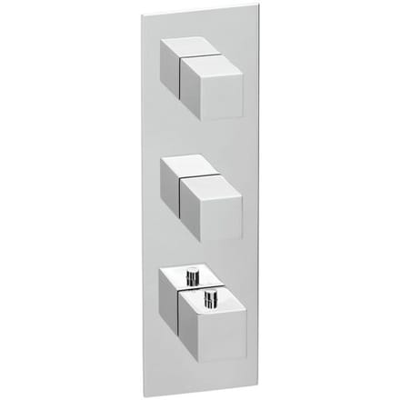 Herzbach LOGIC XL 2 colour set for universal thermostat module with 1 square panel 11.522000.2.01