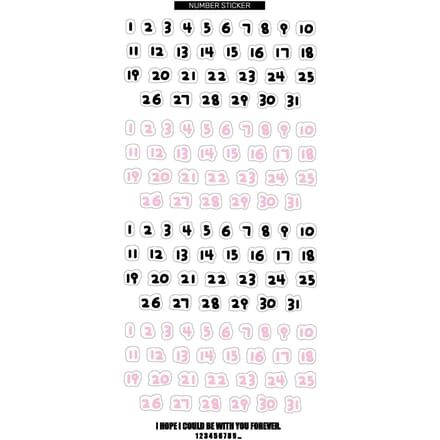 Basis digitale materiaallabels Decoratieve stickers voor knutselen C