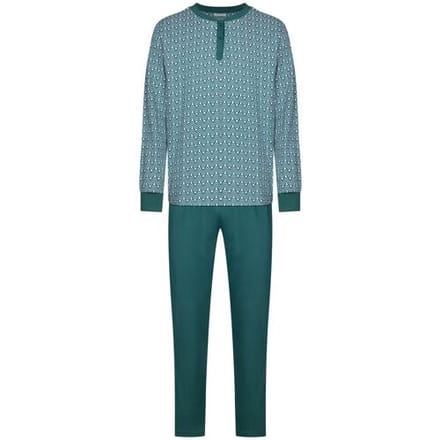 Pastunette - Pyjama - Green Motion - Katoen - Groen - Maat S