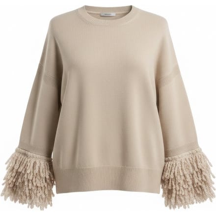 dames t-shirts d.exterieur - franje mer.comf ronde - wit