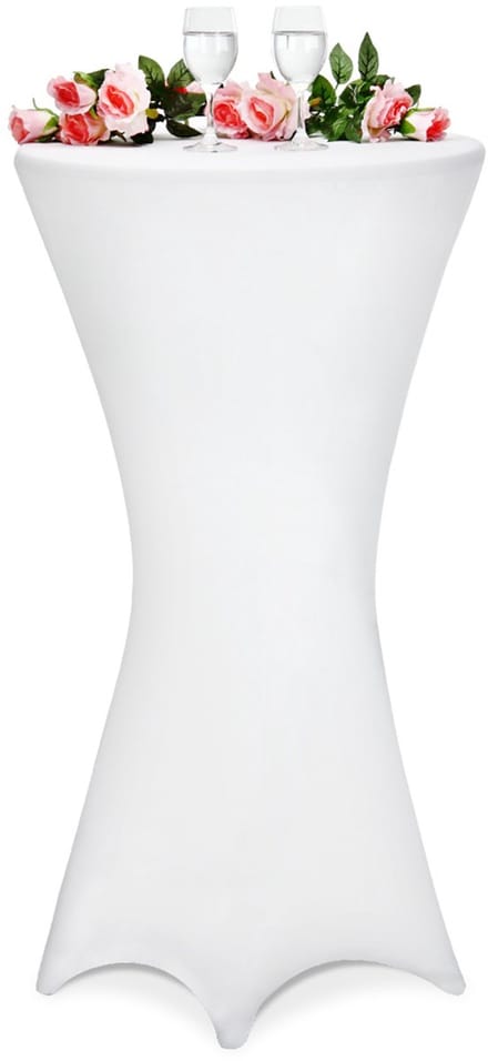 Deuba Statafel tafelhoes wit Ø80cm