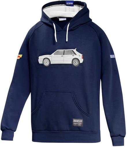 Sparco Lancia HF Delta Hoodie - Multicolor — Donkerblauw