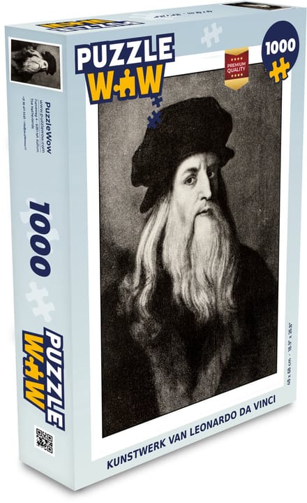 Puzzel Kunstwerk - Leonardo da Vinci - Schets - Legpuzzel - Puzzel 1000 stukjes volwassenen