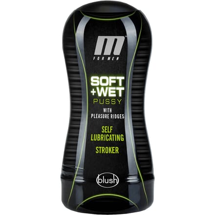 M for Men - Soft and Wet Masturbator Self Lubricating - Ribbels