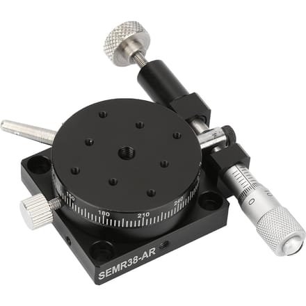 R38 Handmatige Rotatietafel Roterend Platform Precisielager Schuif-Afstelplatform 38mm*20mm