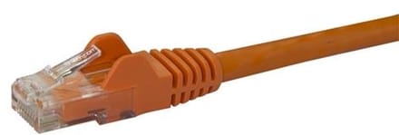 StarTech.com 0.5m Orange Cat6 / Cat 6 Snagless Ethernet Patch Cable 0.5 m - network cable - 50 cm - orange - Oranje - 0.5m