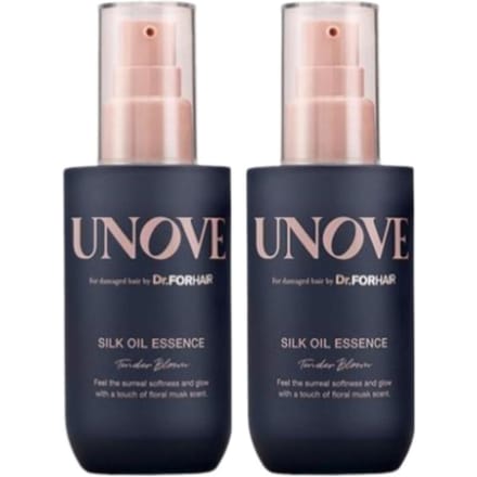 UNOVE Silk Oil Essence 70mL Tender Bloom Double Pack gray