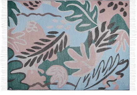 SOMANI - Plaid - Lichtblauw - 130 x 170 cm - Polyester