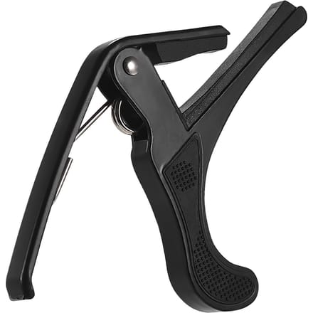 Gitaaraccessoireset voor beginners met clip-on LCD digitale gitaartuner Lichtgewicht gitaarcapo tuner&capo&picks gray
