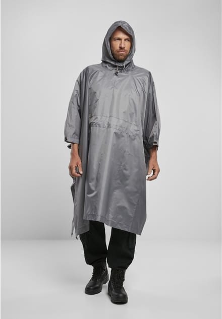 Brandit - Ripstop Poncho anthracite one size Regenponcho - One size - Grijs